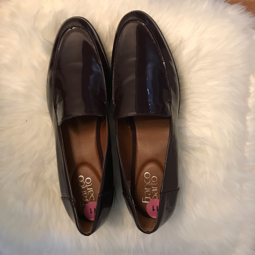 Franco Sarto Patent Leather Loafers